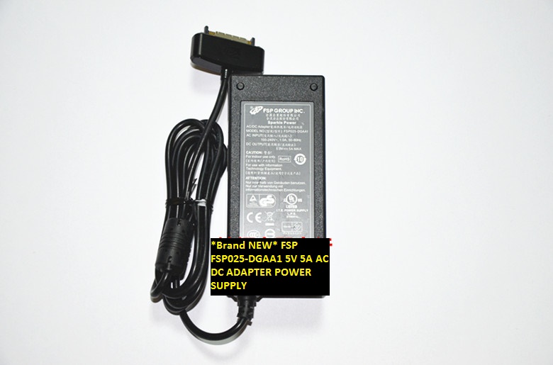 *Brand NEW* AC100-240V FSP FSP025-DGAA1 5V 5A AC DC ADAPTER POWER SUPPLY - Click Image to Close